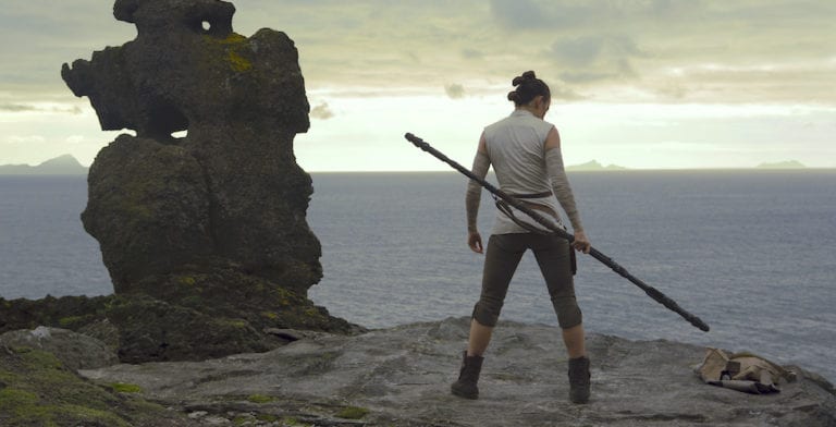 Rey in The Last Jedi