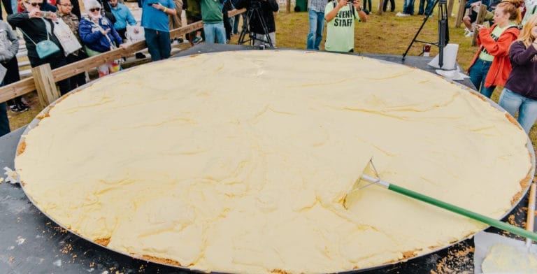 World’s Largest Key Lime Pie displayed at 7th Annual Florida Key Lime Pie Festival