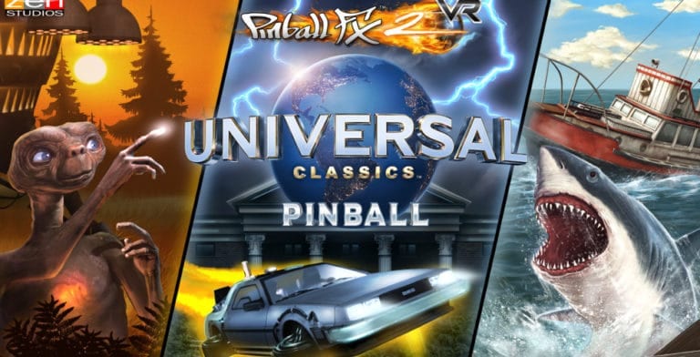 Universal Classics Pinball brings E.T., Jaws, and Back to the Future tables into virtual reality