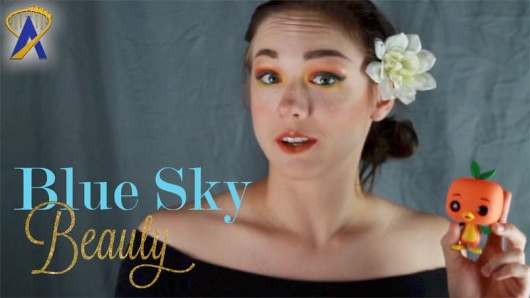 Blue Sky Beauty – Sassy and Citrus: An Orange Bird Inspired Makeup
