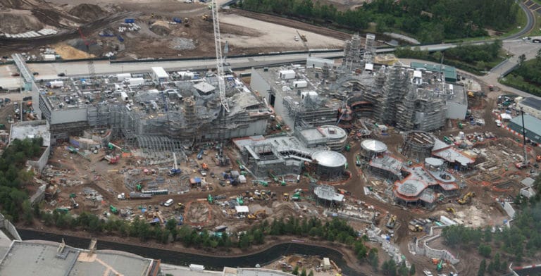 Photo Update: Star Wars Galaxy’s Edge construction – It’s going to be huge!