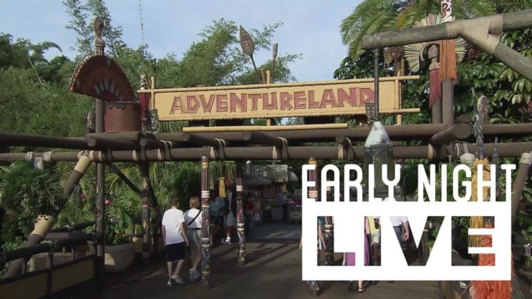 Join us for ‘Early Night Live’ from Adventureland at the Magic Kingdom