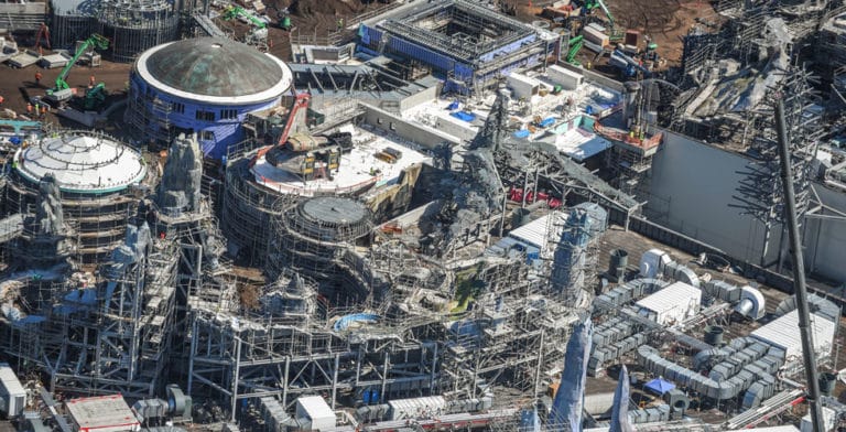 Photo Update: Star Wars: Galaxy’s Edge is covered in construction!