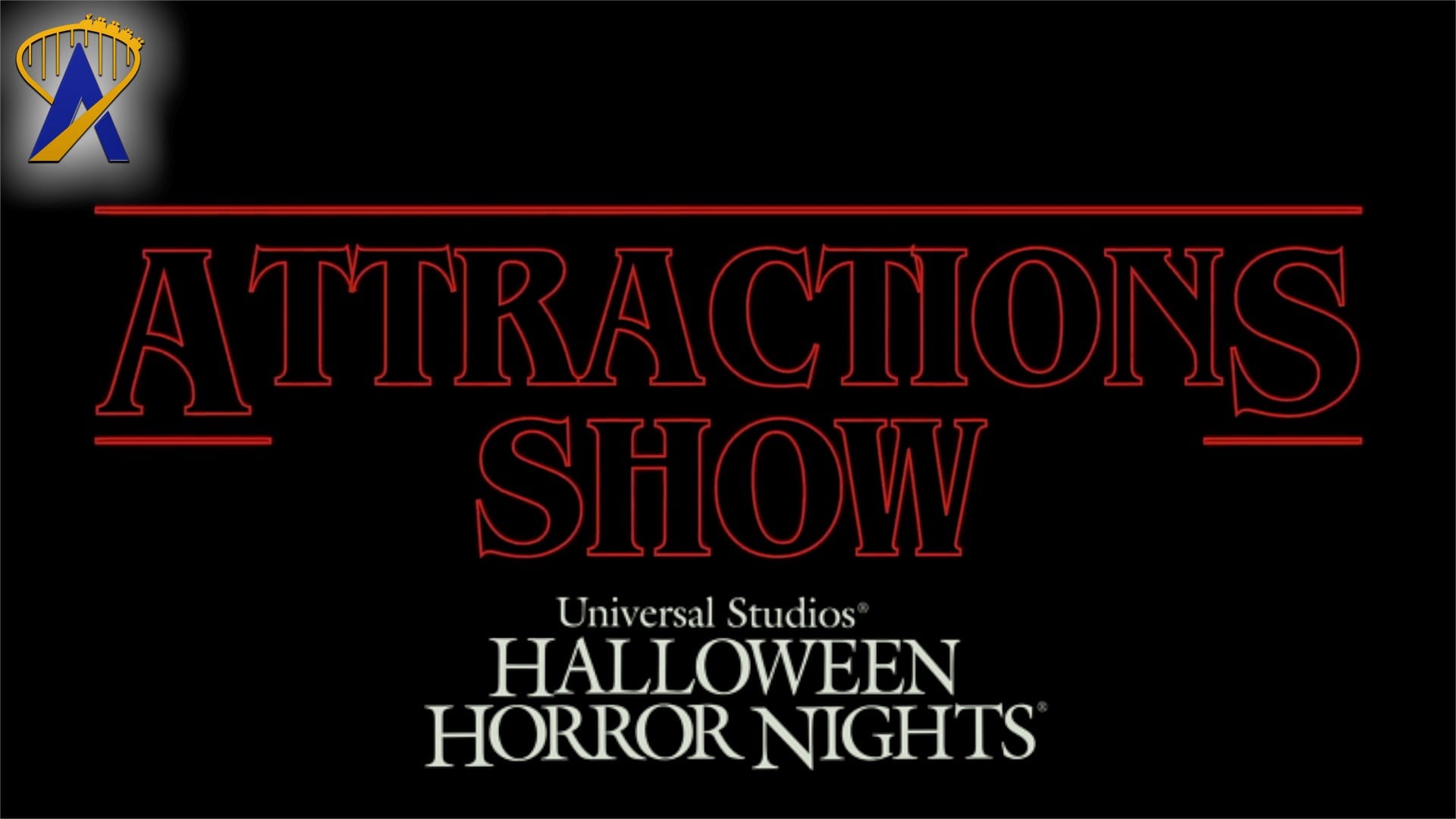 The Attractions Show! Halloween Horror Nights Orlando and Hollywood 2018