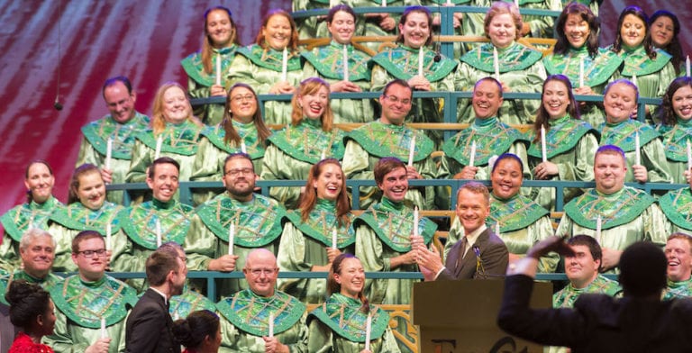 Disney Parks Live streaming Candlelight Processional with Neil Patrick Harris Dec. 4