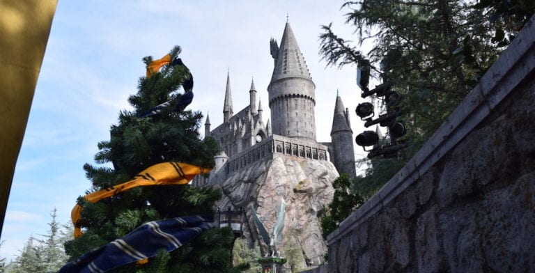 Experience the magic of Christmas in the Wizarding World of Harry Potter at Universal Studios Hollywood