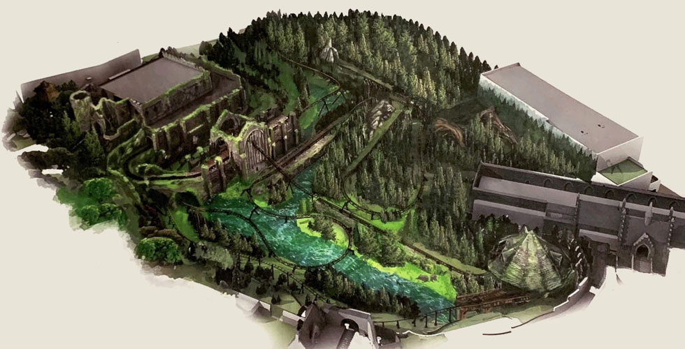 Harry Potter roller coaster