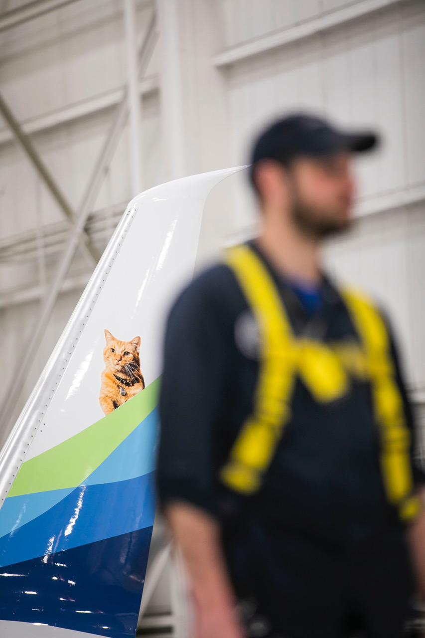 Captain Marvel takes to the skies with special-edition Alaska Airlines ...