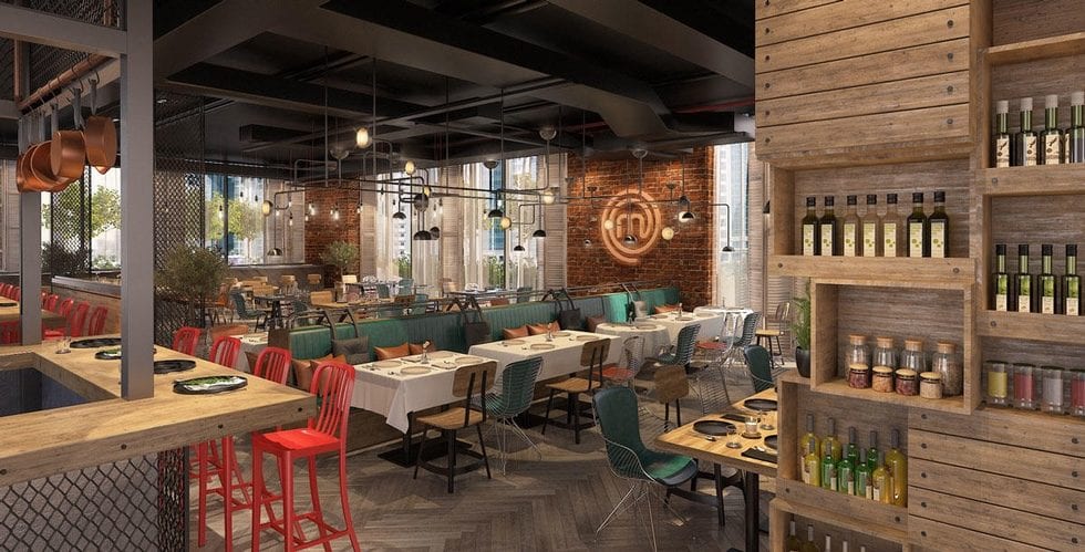 MasterChef restaurant Dubai interior concept