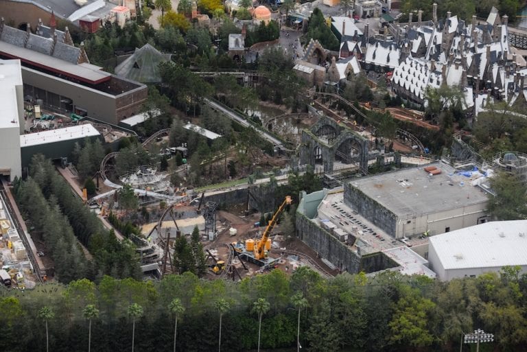 Photo Update: Hagrid Roller Coaster Construction Reveals New Details And Props
