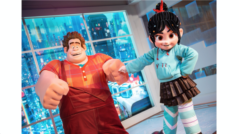 Wreck-It Ralph and Vanellope now meeting guests in ImageWorks at Epcot