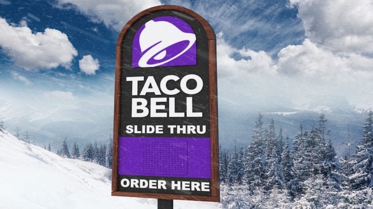 Taco Bell Canada creates world’s first slide-thru take-out window