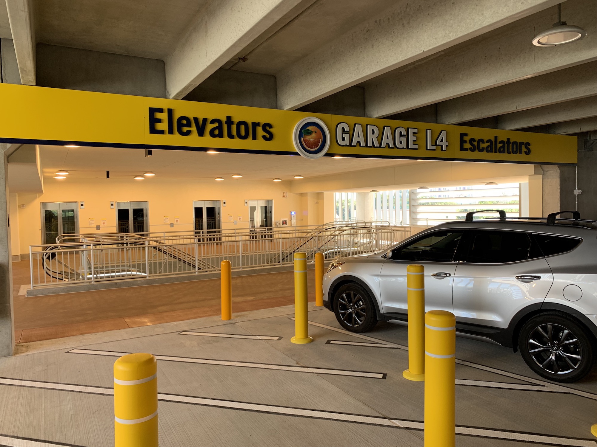 Grapefruit Garage now open for parking at Disney Springs