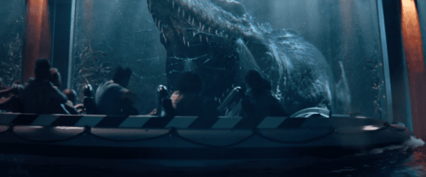 universal studios water ride - Jurassic World The Ride