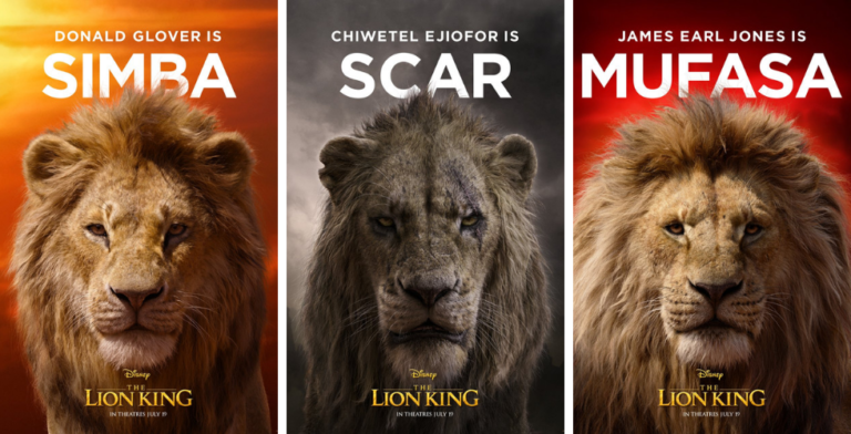 Disney releases character posters for live-action ‘The Lion King’
