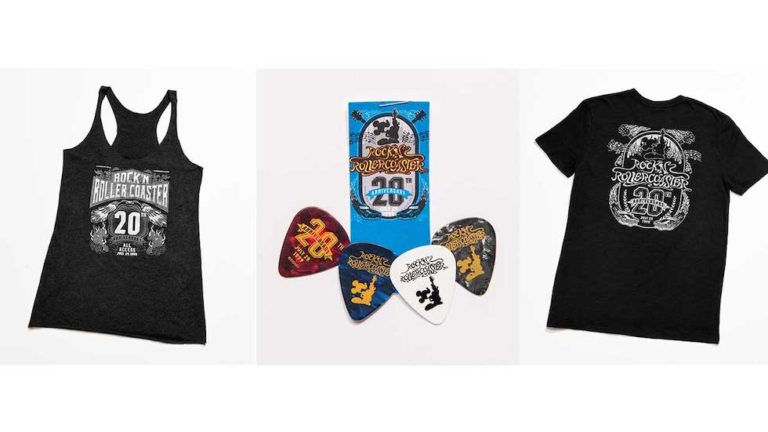 New Rock ’N’ Roller Coaster 20th anniversary merch now available at Disney’s Hollywood Studios