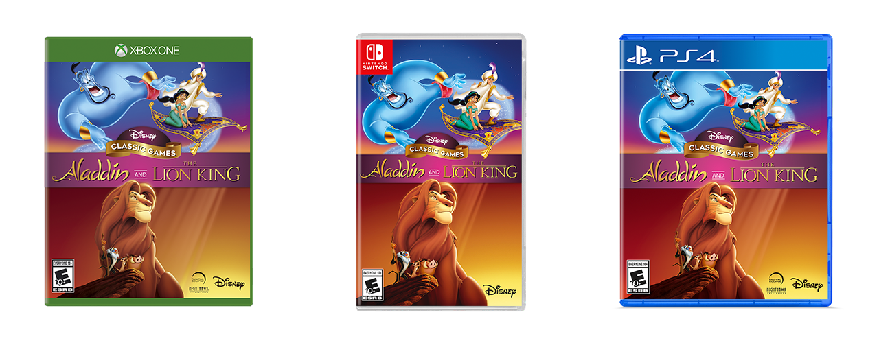 nintendo switch aladdin and lion king game