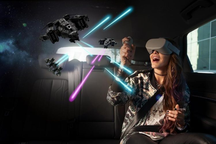 Holoride virtual reality backseat theme park concept