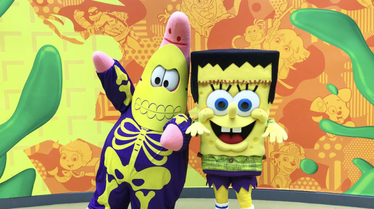Nickelodeon Universe transforms for Halloween at Mall of America