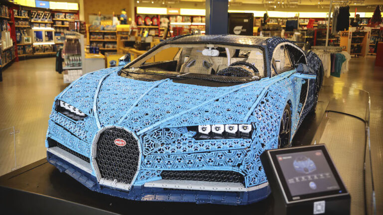 First-ever life-size, drivable Lego Bugatti Chiron at Legoland California for limited time