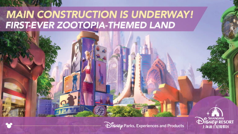 Main construction begins on ‘Zootopia’ land at Shanghai Disney Resort