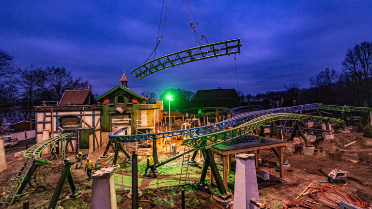 Full track now in place for Efteling’s Max & Moritz family coaster