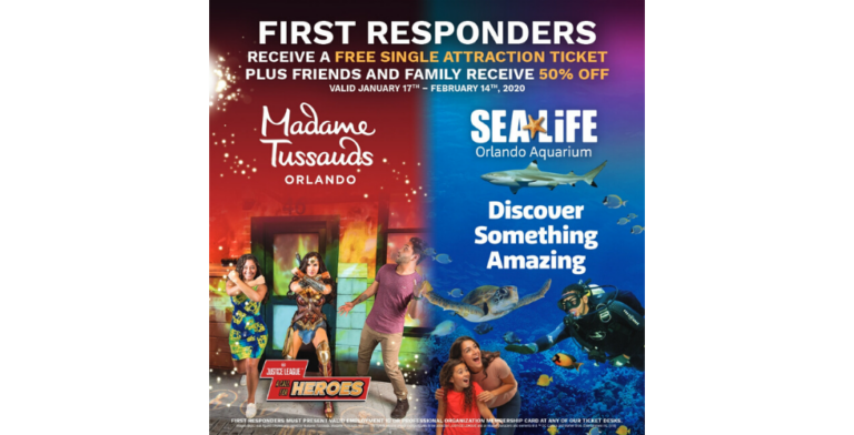 Madame Tussauds, Sea Life Orlando offering free tickets to first responders