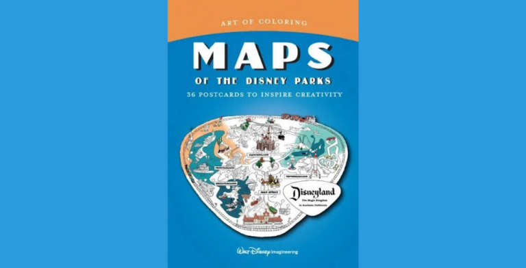 ‘Art of Coloring: Maps of the Disney Parks’ book now available