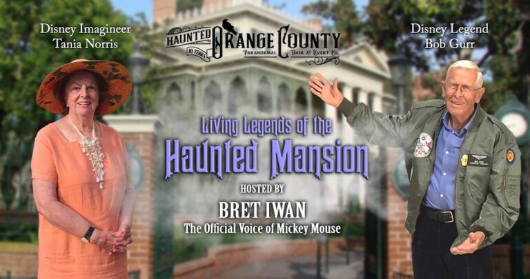 Bret Iwan, Bob Gurr to appear at virtual Haunted Mansion event