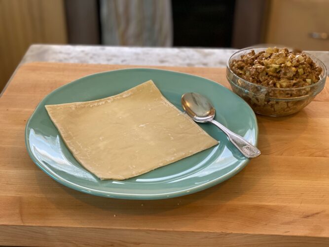 Recipe Make Disneyinspired Cheeseburger Egg Rolls at home