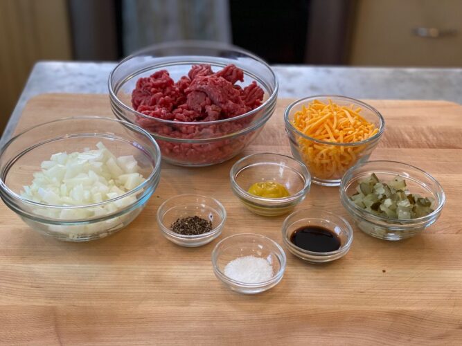 Recipe Make Disneyinspired Cheeseburger Egg Rolls at home