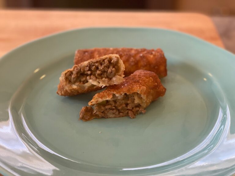 Recipe Make Disneyinspired Cheeseburger Egg Rolls at home