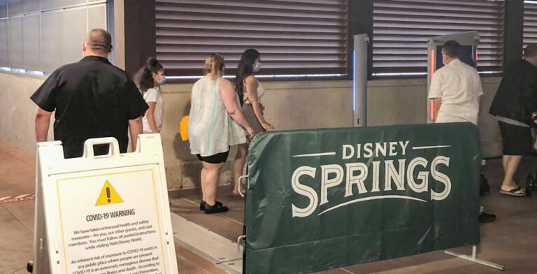 Disney World testing new hands-off security bag check at Disney Springs