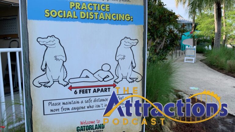 Practicing social distancing with the Skunk Ape – The Attractions Podcast