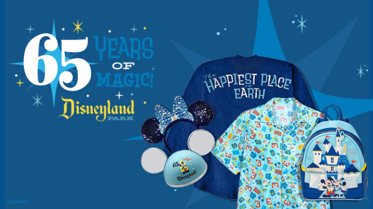 Disneyland shares first look at 65th anniversary merchandise