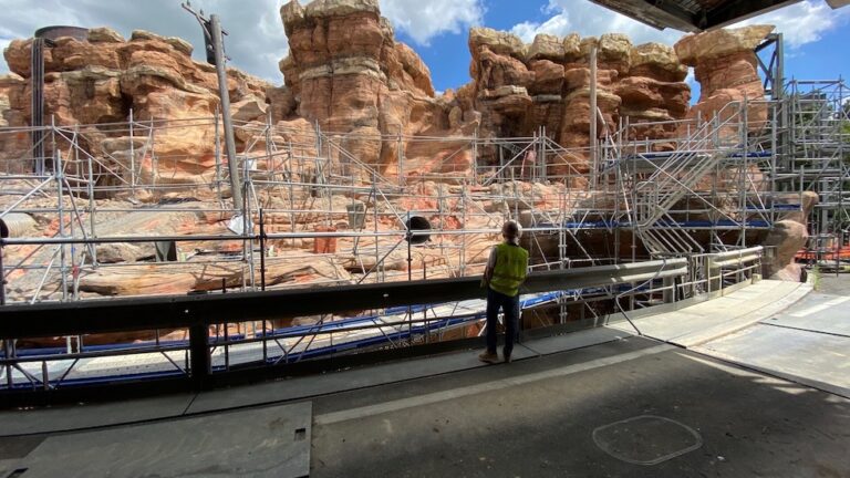 Construction site activity resumes at Disneyland Paris