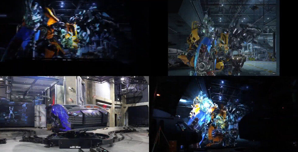 Offride view - Transformers The Ride 3D