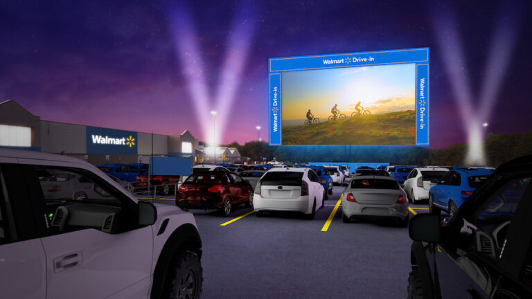 Walmart to offer drive-in theater experience in its parking lots