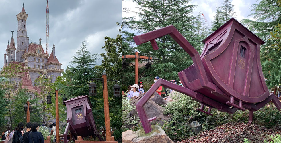 Magical running carriage at Tokyo Disneyland