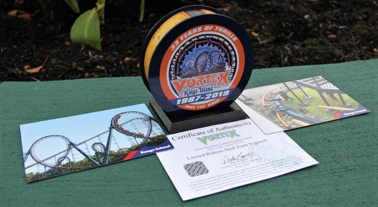 You can own a piece of the Kings Island Vortex coaster