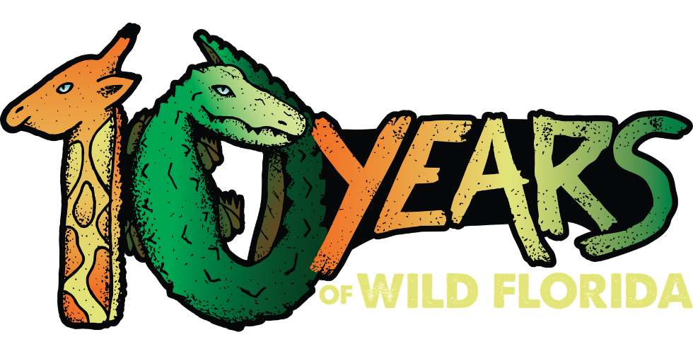 wild florida free admission 10 year anniversary logo