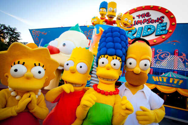 universal studios water ride - Simpsons Ride
