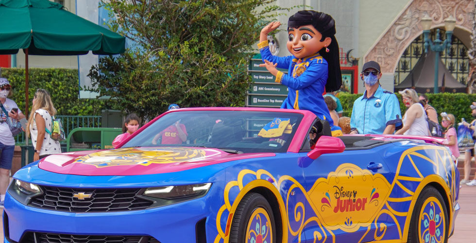 Mira, from Mira, Royal Detective, debuts today at Disney's Hollywood Studios