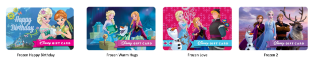 ShopDisney, Disney Gift Cards, Frozen