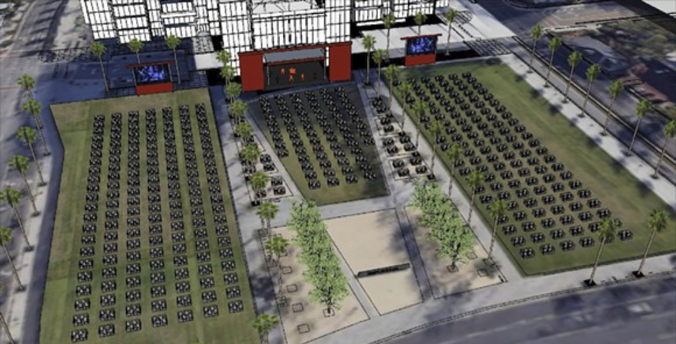 front yard festival concept art Dr. Phillips Center