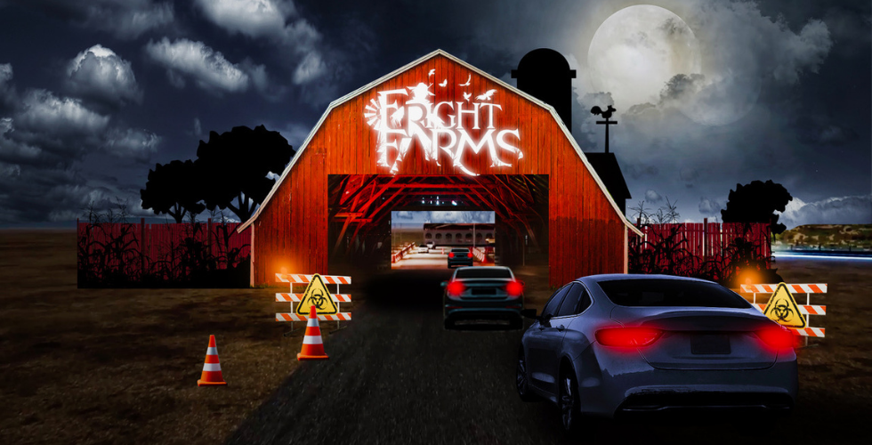 fright farms drive thru halloween california