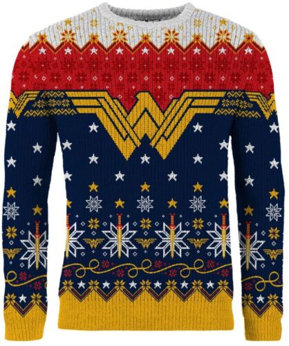 new merchoid DC ugly xmas sweater