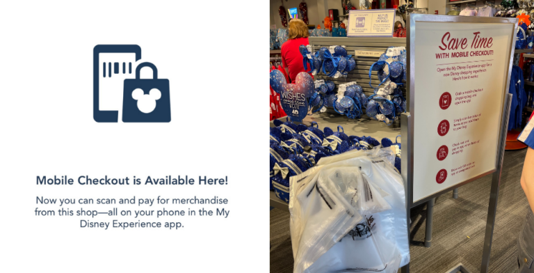 Disney World testing new merchandise mobile checkout option