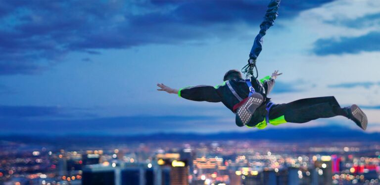 Jump into 2021 with a midnight leap from The Strat Hotel in Las Vegas