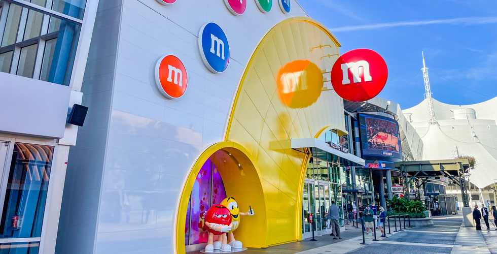 M&M store at Disney Springs